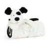 Baby Bashful Hund, Sort/Creme Taeppe*Jellycat Discount