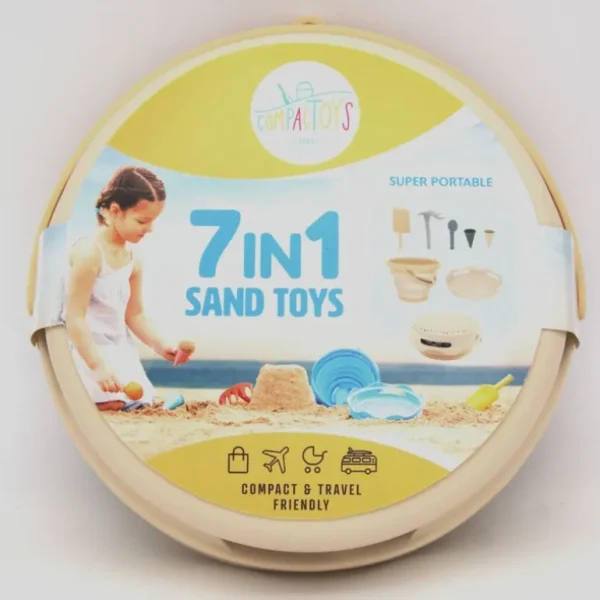 7In1 SandLegetøj, Beige*Compactoys Outlet