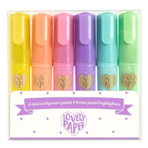 6 Mini Pastel Overstregningstusser*Djeco Shop