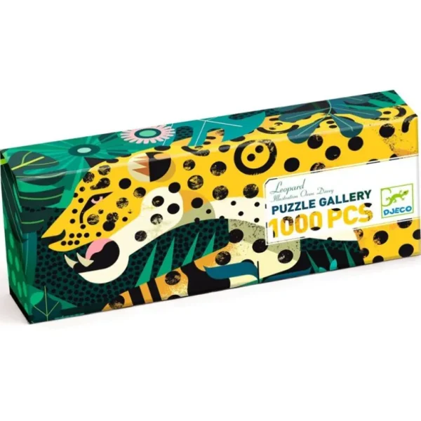 Galleripuslespil - Leopard, 1000 Brikker*Djeco Flash Sale