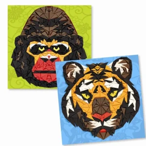 Kreativ Mosaik, Tiger & Gorilla*Djeco Shop