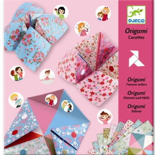 Origami - Flip-Flappere, Lyse Farver*Djeco Clearance