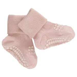 Bamboo Non-Slip Sokker 6-12Mdr. Soft Pink*GoBabyGo Discount