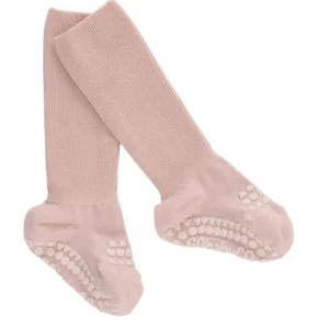 Bamboo Non-Slip Sokker 6-12Mdr. Soft Pink*GoBabyGo Discount