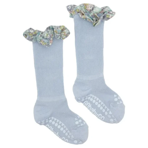 Bambus Non-Slip Sokker 2-3Ar - Sky Blue/Liberty*GoBabyGo Best