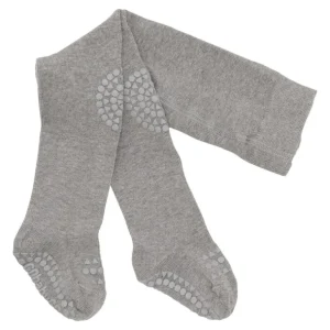 KravleStrømpebukser 6-12Mdr. - Grey Melange*GoBabyGo Outlet