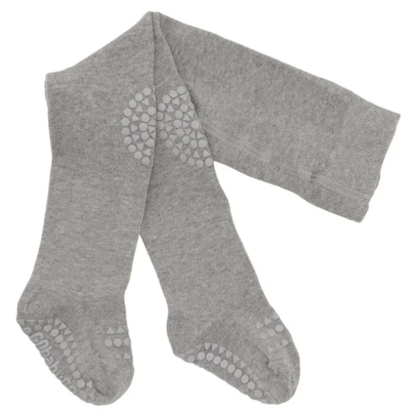 KravleStrømpebukser 6-12Mdr. - Grey Melange*GoBabyGo Outlet