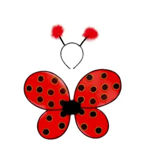 Gp Ladybug Wings & HeadBånd*Great Pretenders Best