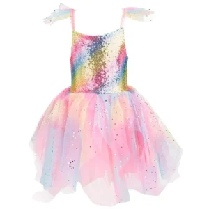 Rainbow Fairy Kjole, Str.3-4Ar*Great Pretenders Fashion