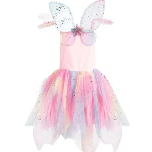 Rainbow Fairy Kjole, Str.3-4Ar*Great Pretenders Fashion