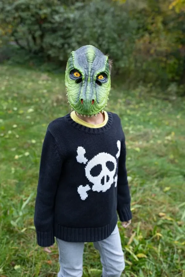 T-Rex Dino Mask, Green*Great Pretenders Store