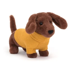 Dogs - Sweater Gravhund, Gul 14 Cm*Jellycat Outlet