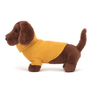 Dogs - Sweater Gravhund, Gul 14 Cm*Jellycat Outlet