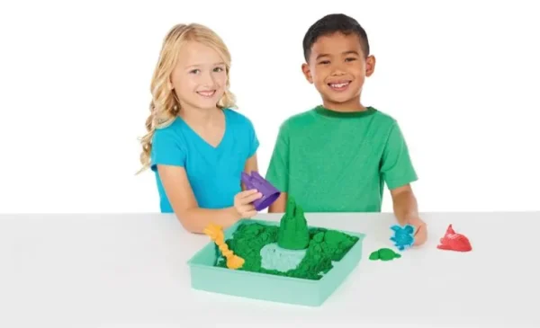 Sandbox Set - Green*Kinetic Sand New