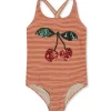 Konges Slojd Jade Swimsuit Str.4 Ar, Glitter Stripe*Konges sløjd Cheap