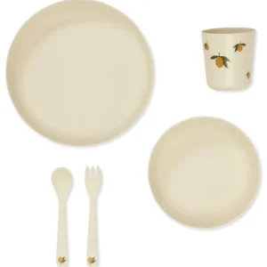 Konges Slojd Pla Dinner Set, Lemon*Konges sløjd Outlet