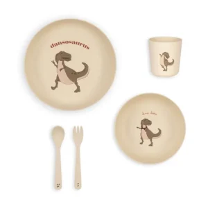 Konges Slojd Pla Dinner Set, Dansosaurus*Konges sløjd Sale