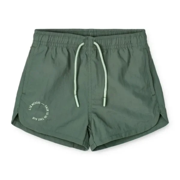 Aiden Badeshorts Str.2Ar, Garden Green*Liewood Cheap