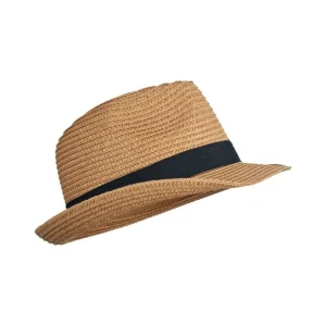 Doro Fedora Hat Str.2-5, Brown/Black*Liewood Sale