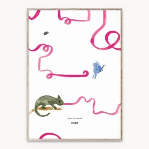 Poster 50X70 Charlie The Chameleon*Mado Discount