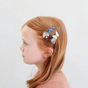 - 4 Harclips - Butterfly Winter Flora*Mimi & Lula Flash Sale