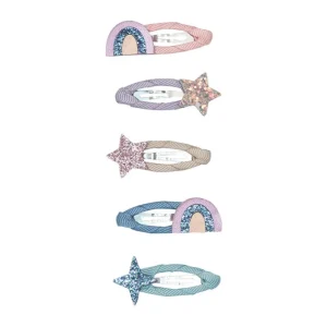 5 Harspaender - Mini Rainbow & Star Unicorn*Mimi & Lula Online