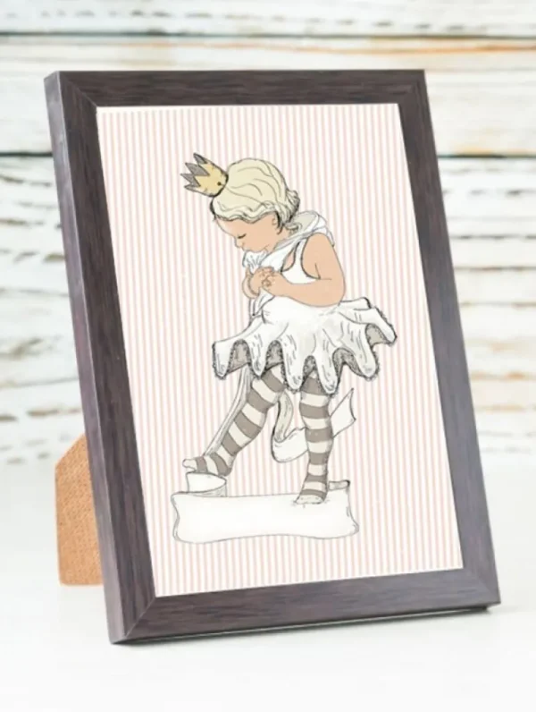 A6 Kort Little Ballet Girl*Mouse & Pen Best Sale