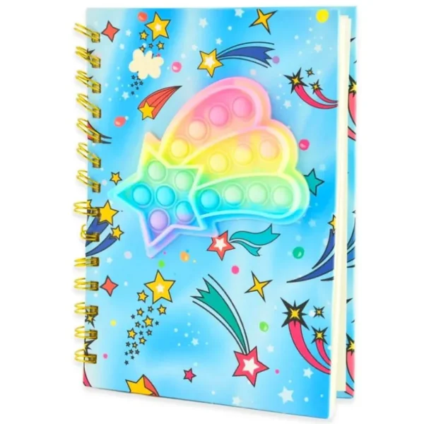 Notebook, Stjerneskud Pop-It - A5*Robetoy Shop