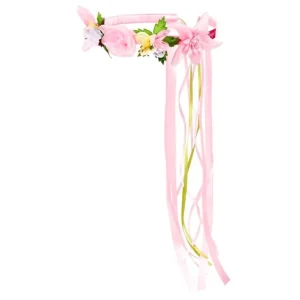 Maud Tiara Ribbon, Pink*Souza Fashion