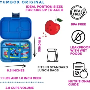 Original 6 Rum, Blue/Race Cars*Yumbox New