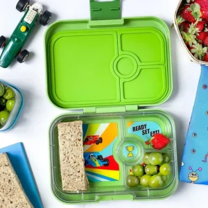 Panino 4 Rum, Green/Race Cars*Yumbox Clearance