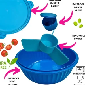 Pokebowl Madkasse, Hawaii Blue*Yumbox Online